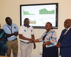 Launching of the Power BI Technology that monitors water levels, temperature, salinity & conductivity at the Ndakaini Dam.